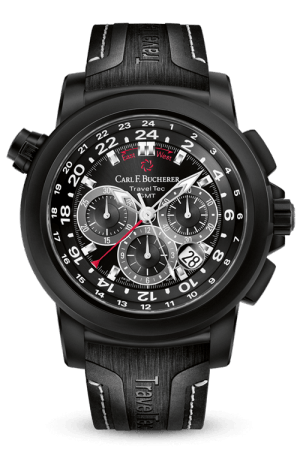 Review Replica Carl F. Bucherer PATRAVI TRAVELTEC BLACK 00.10620.12.33.01 watch